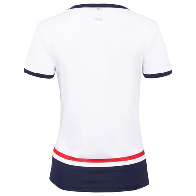 Fila Elisabeth Women's T-Shirt White / Navy