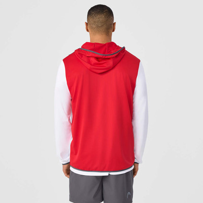 Bluza HEAD Club 25 Tech Hoodie Red / White