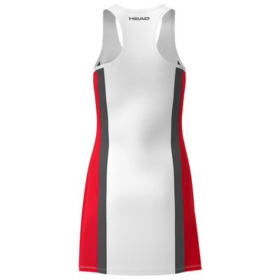 HEAD Club 25 Dress Women Red / White