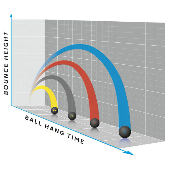Piłki Dunlop Pro Double Yellow Dot