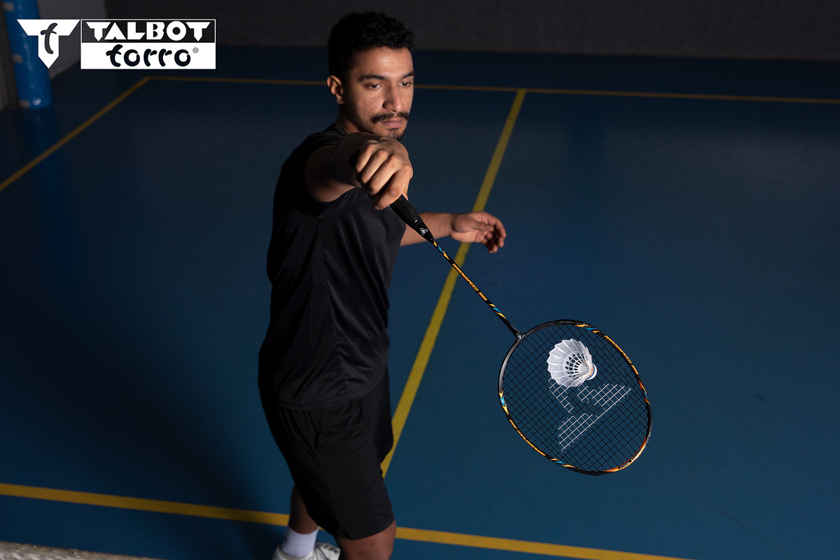 Talbot-Torro Badmintonschläger Arrowspeed 299 - Leichtes Graphit-Composite Für Einsteiger & Freizeit